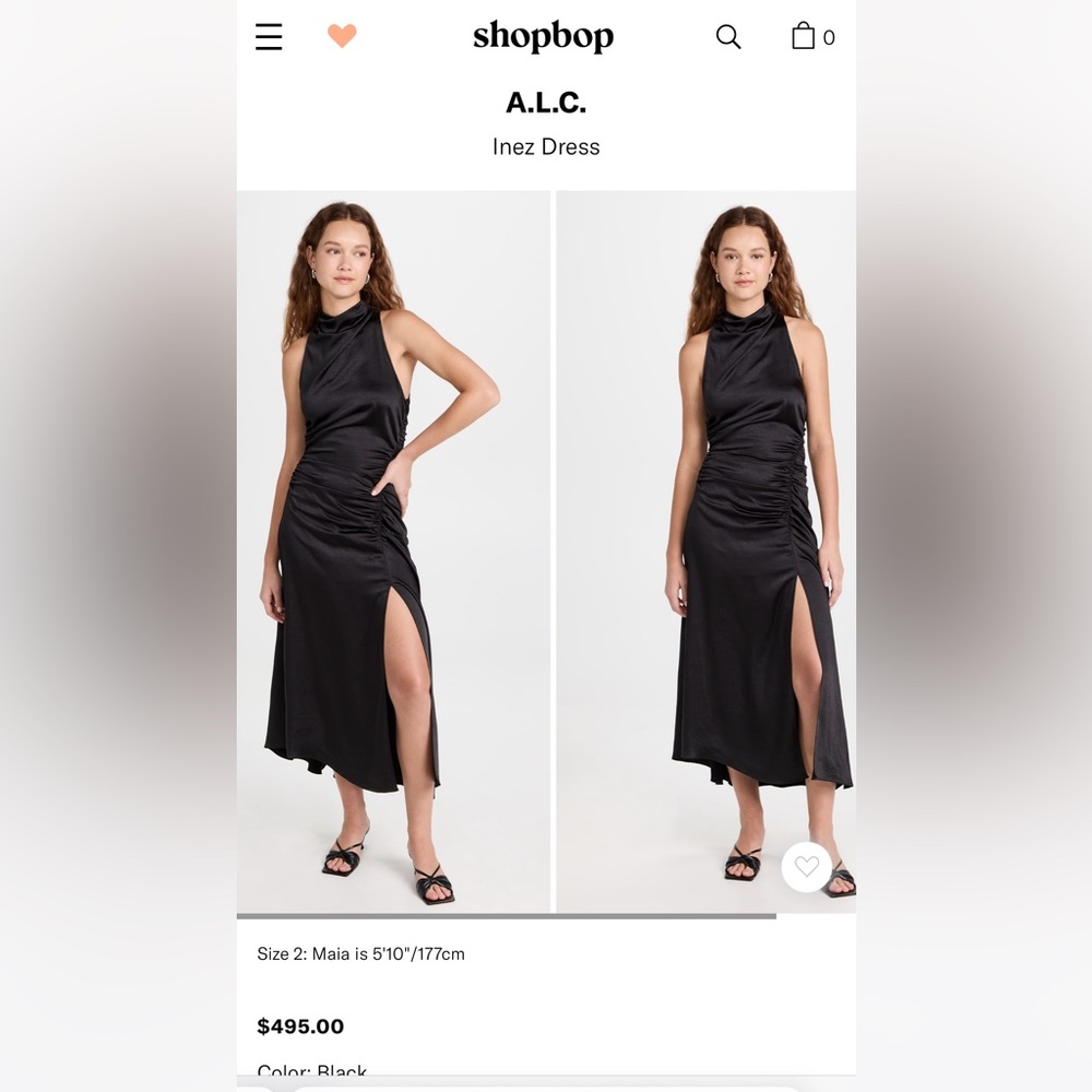ALC dress Inez - size 8, worn once!